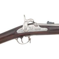 Rare US Model 1861 Contract Rifle Musket by Robinson with W.S. Roberts Stock Mark