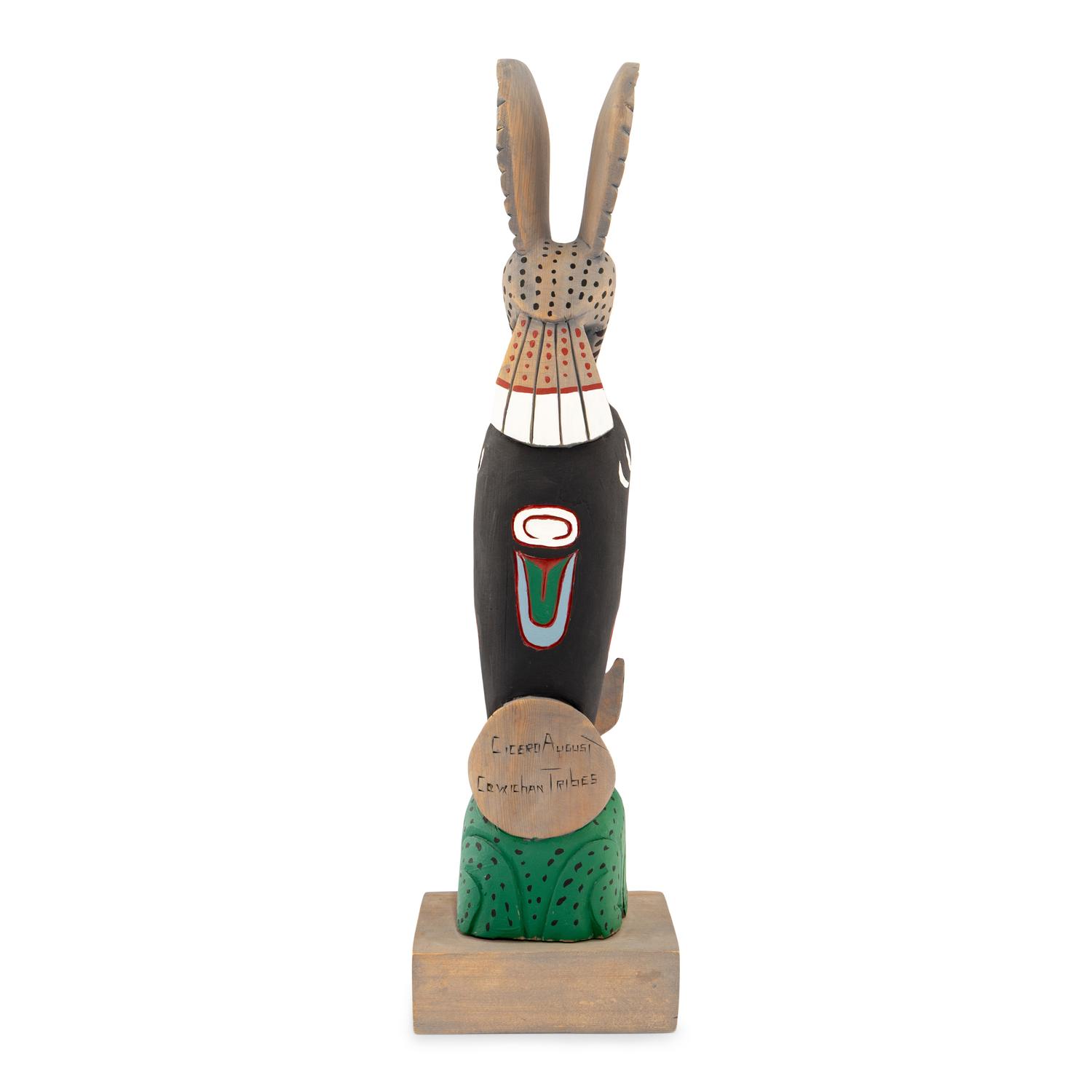 Painted Model Totem Pole
