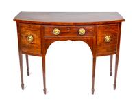 A George III Inlaid Mahogany Bow-front Sideboard — LATE 18TH/EARLY 19TH CENTURY