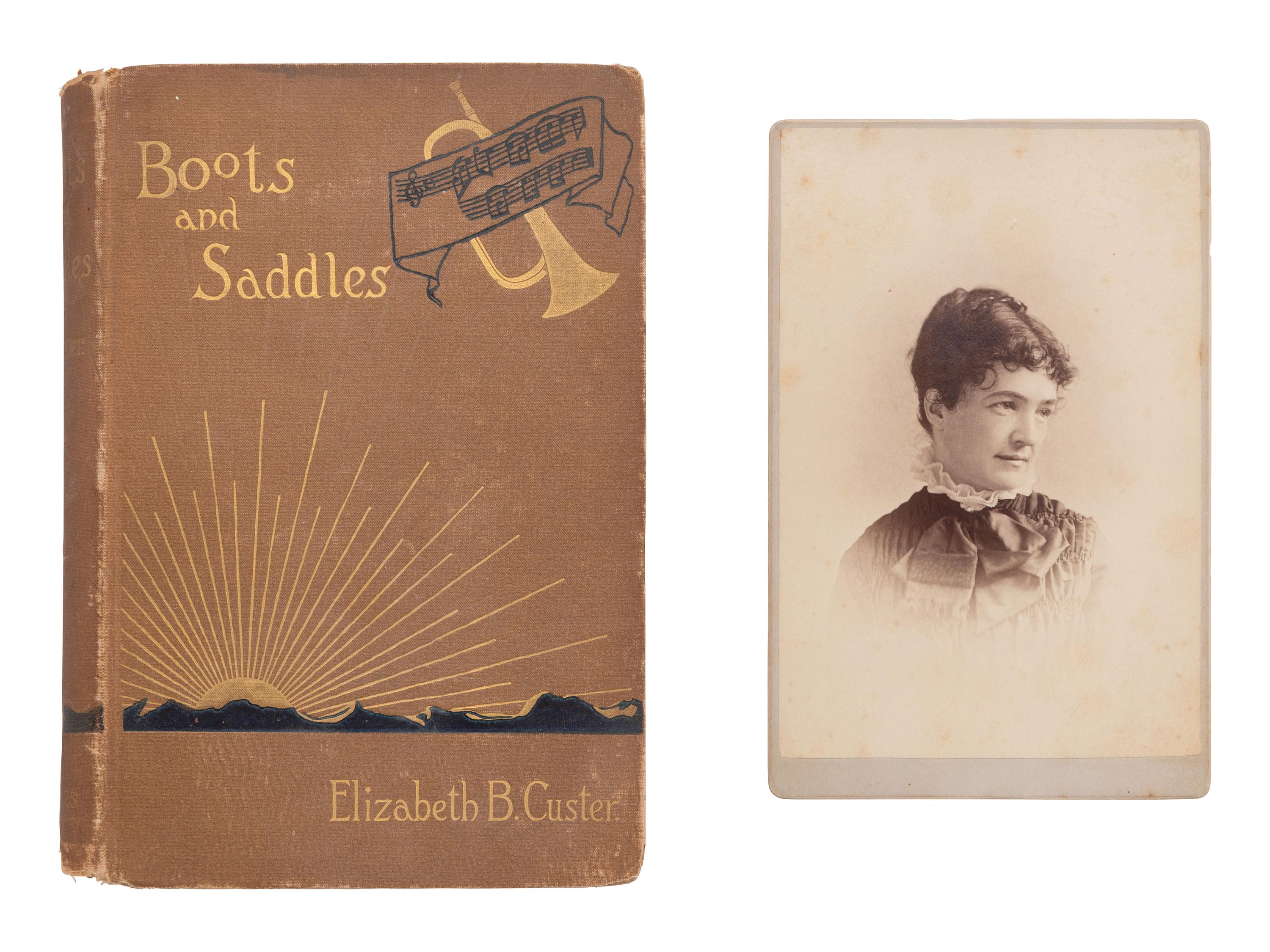 CUSTER, Elizabeth (1842-1933) "Boots and Saddles" Or Life in Dakota with General Custer . With photo.