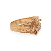 COLLECTION OF YELLOW GOLD AND DIAMOND RINGS