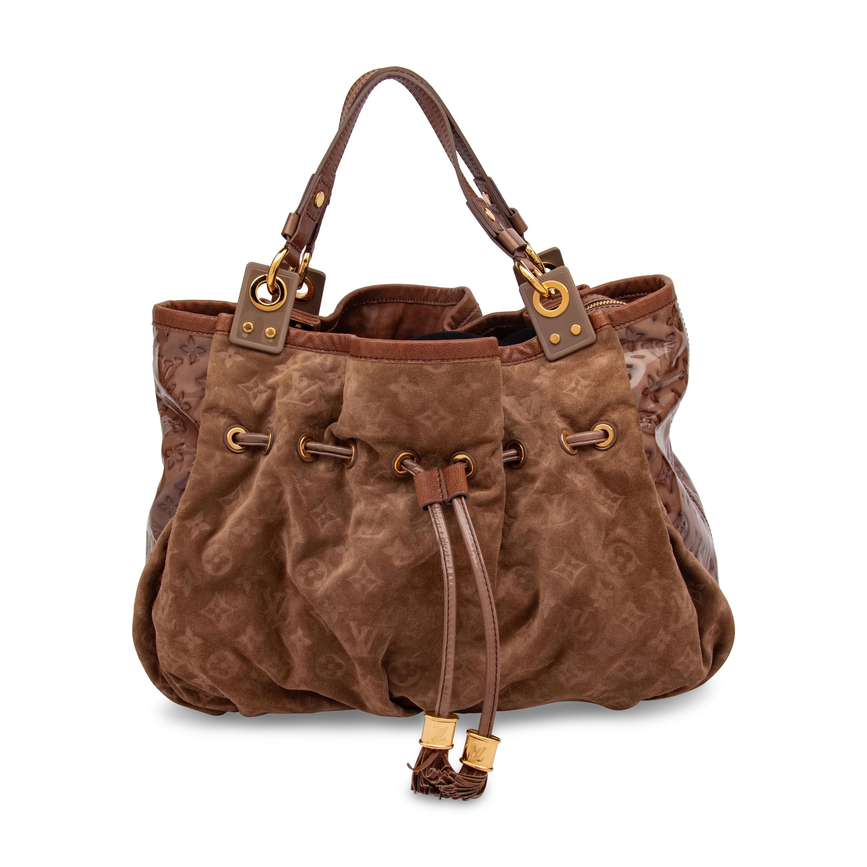 Louis Vuitton, Patent & Suede Irene Coco Bag