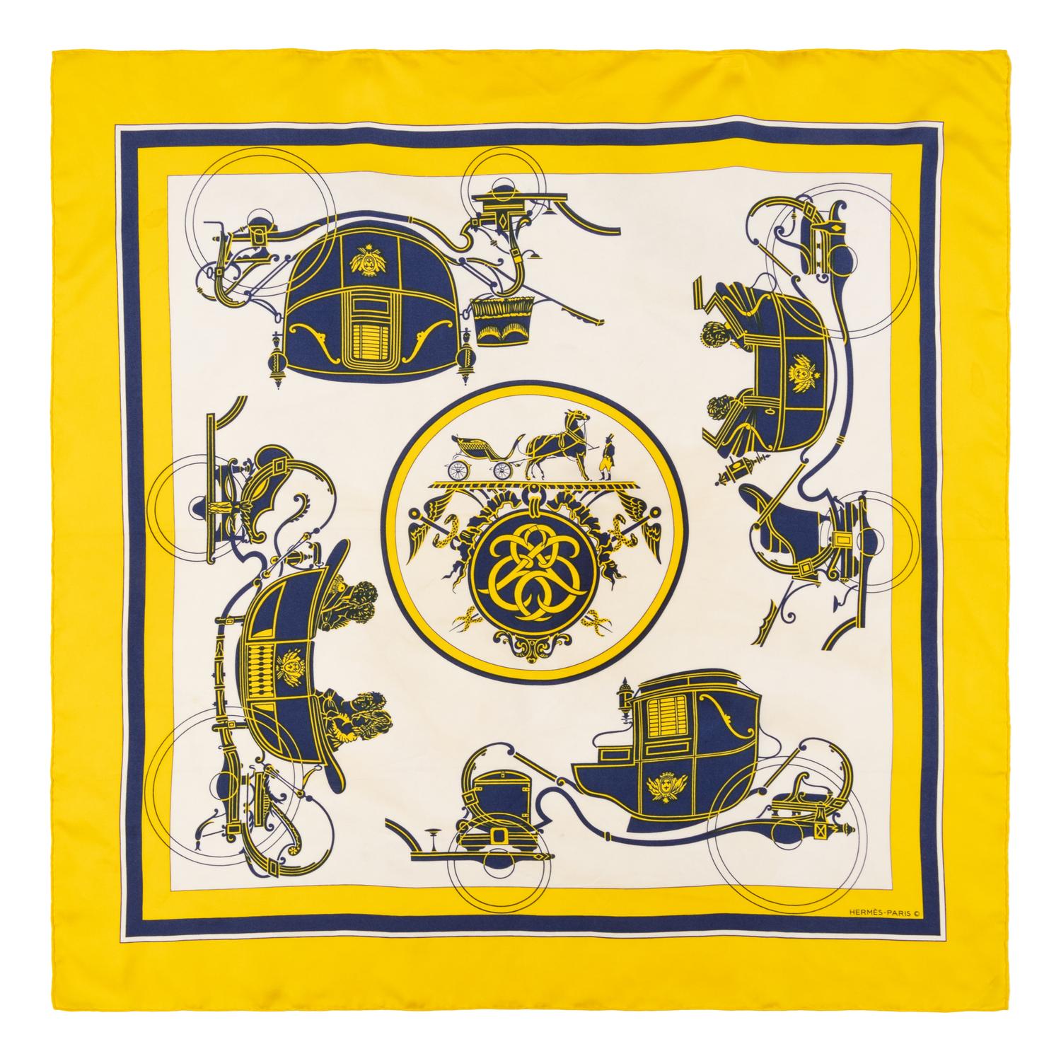 Four Hermès Scarves