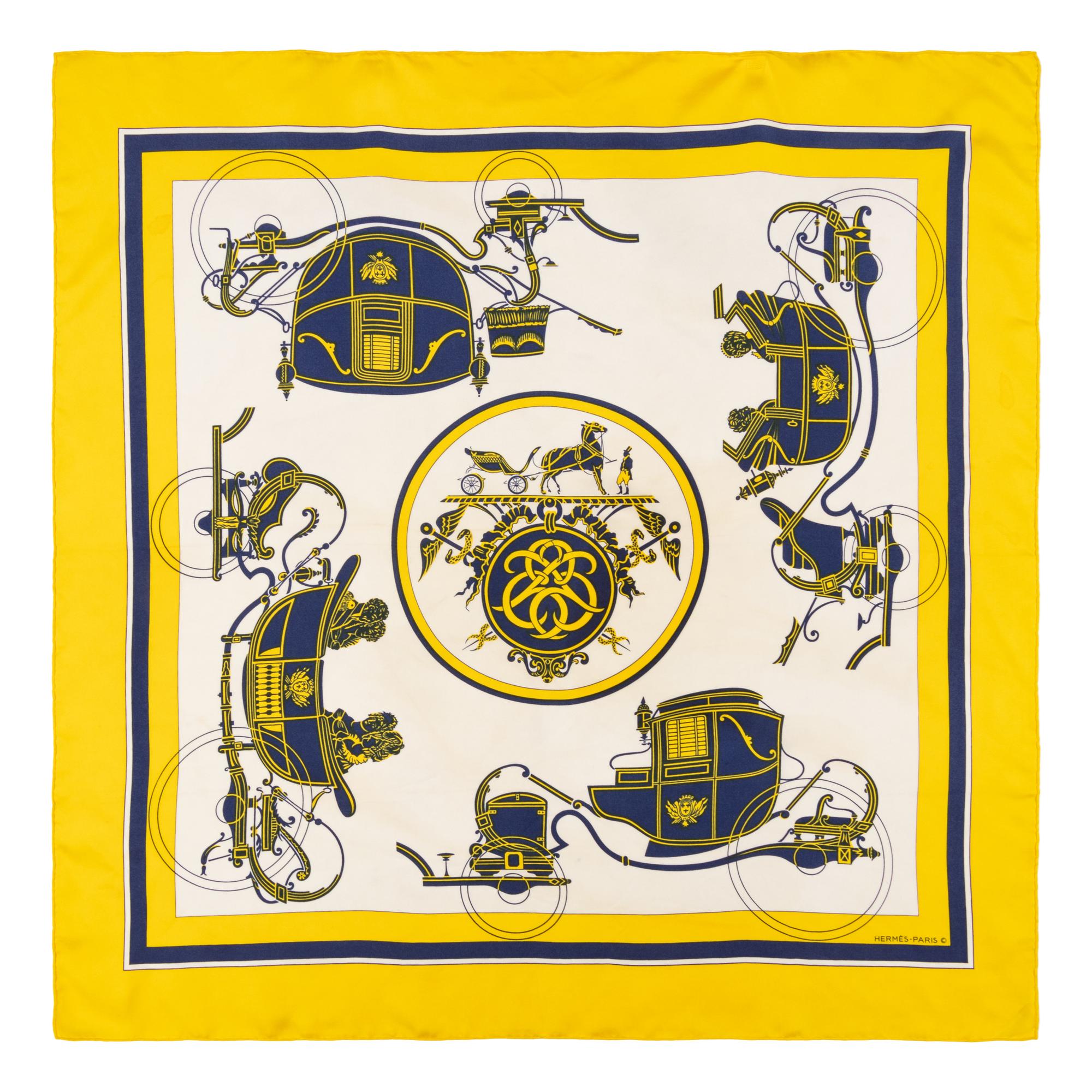 Four Hermès Scarves
