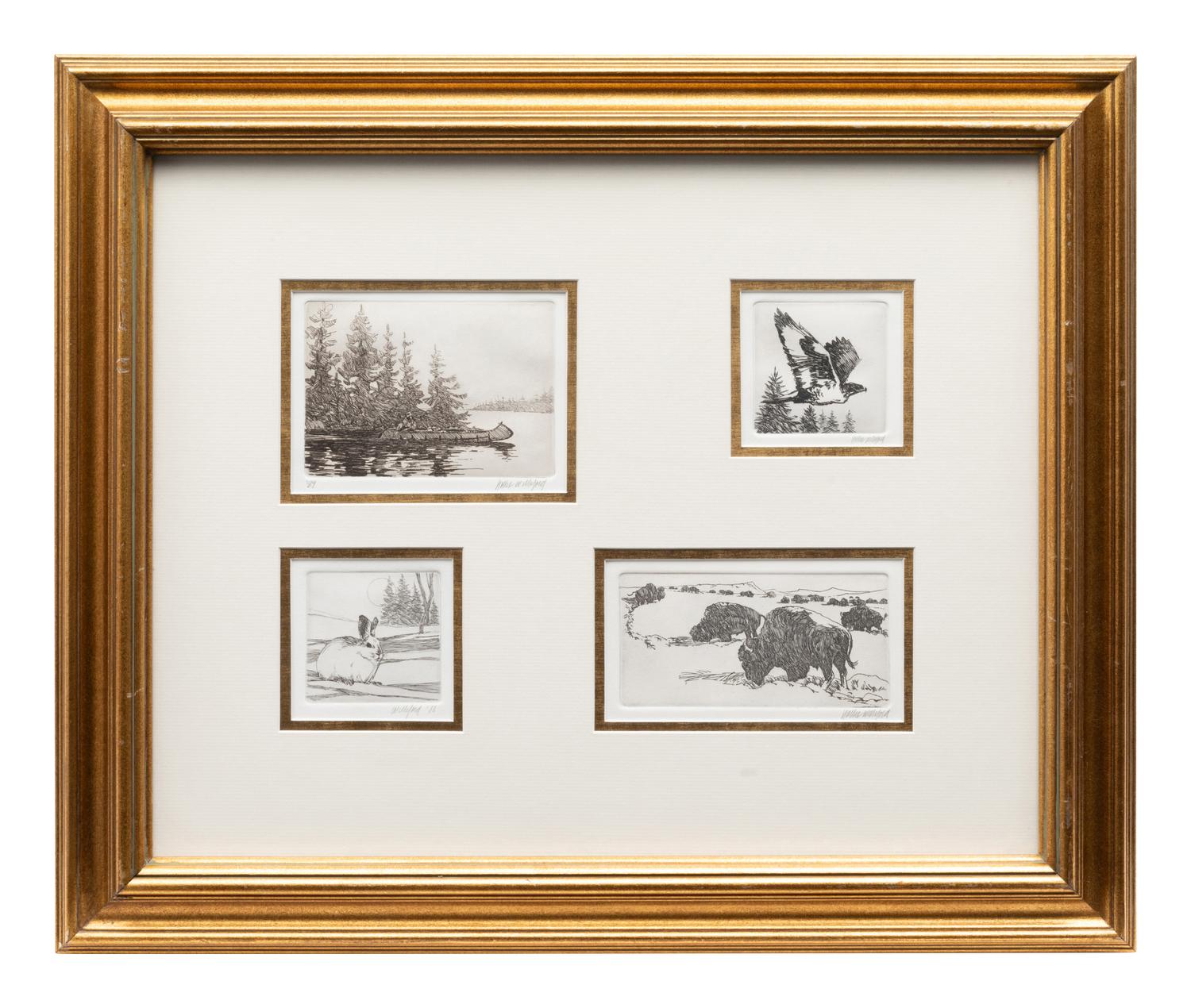 Four Etchings