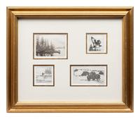 Four Etchings