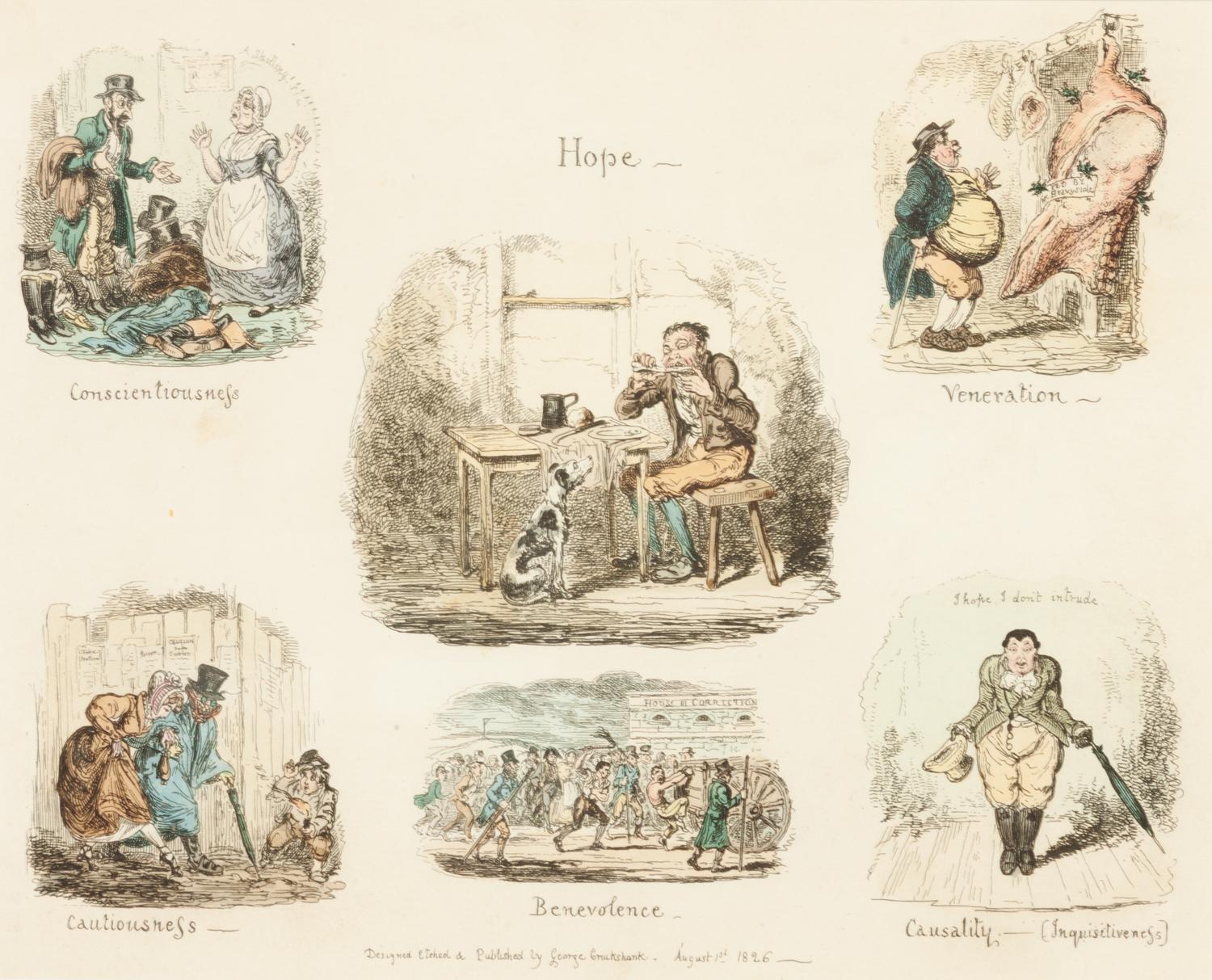 Five Prints depicting Various Dog Breeds Largest: 16 1/2 x 22 1/2 inches.