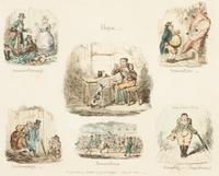 Five Prints depicting Various Dog Breeds Largest: 16 1/2 x 22 1/2 inches.