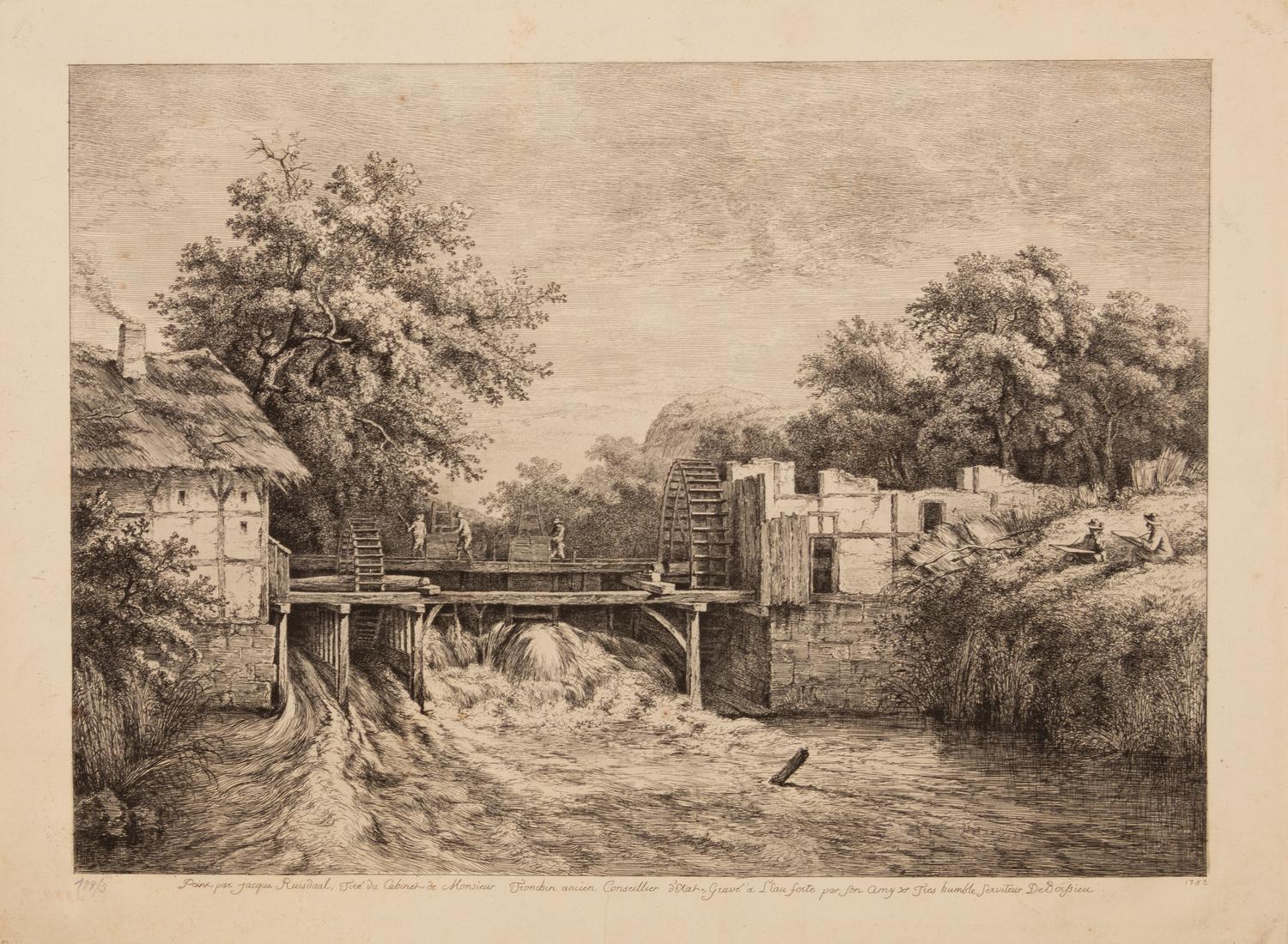 Five Continental Engravings on Paper