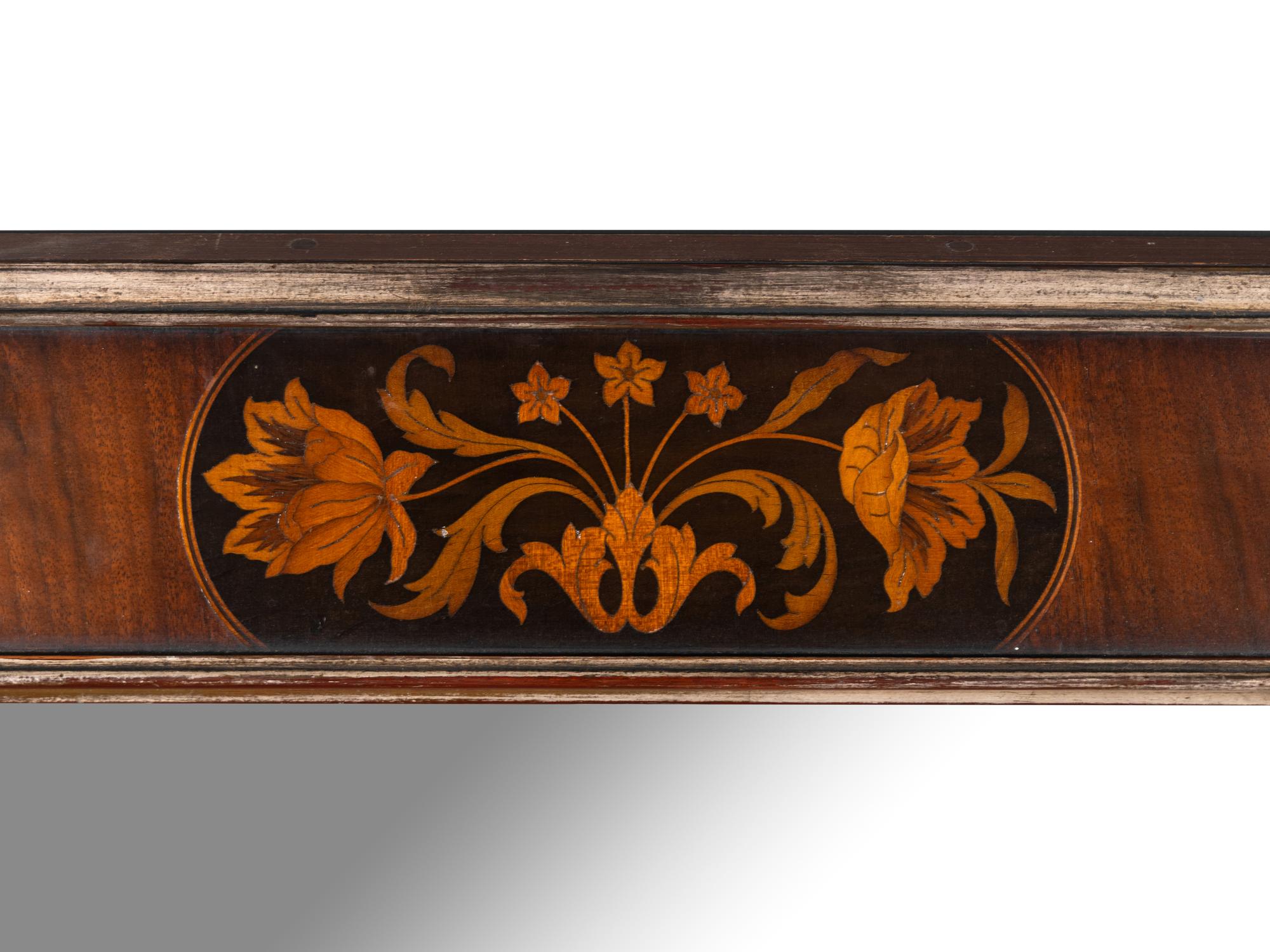 A Dutch Marquetry Mirror