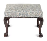 A George II Style Mahogany Stool