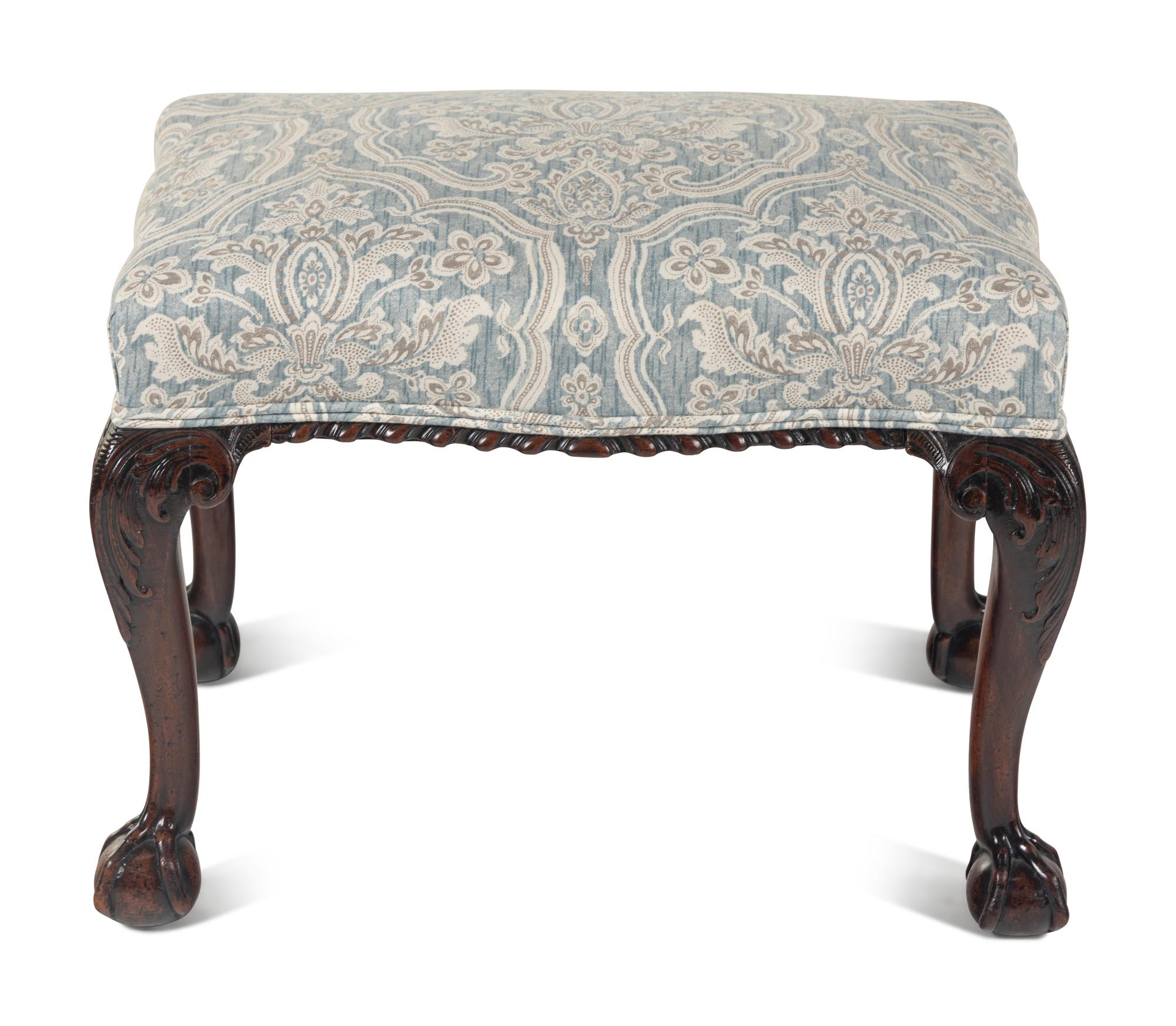 A George II Style Mahogany Stool