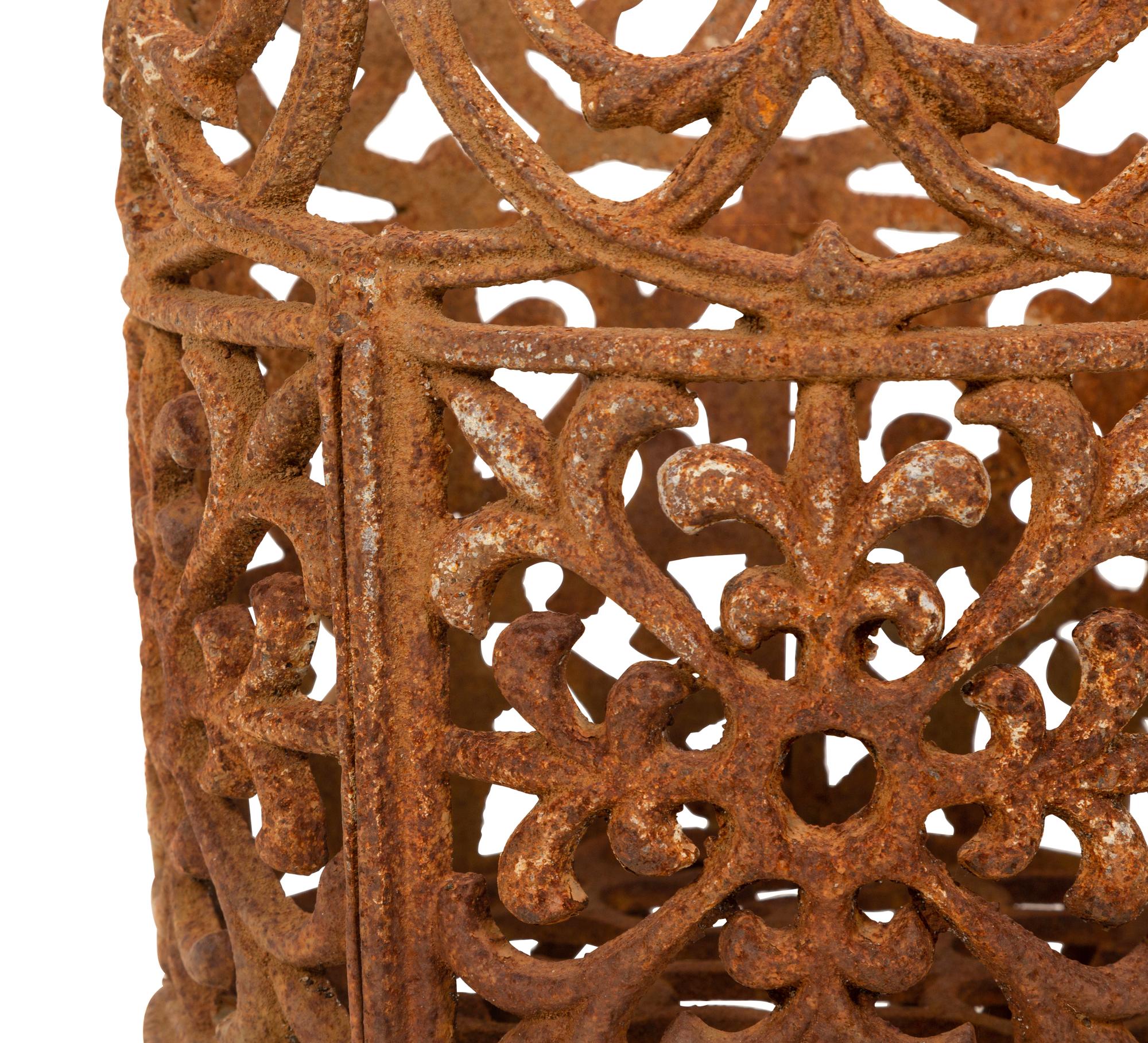 An Iron Jardinière Holder
