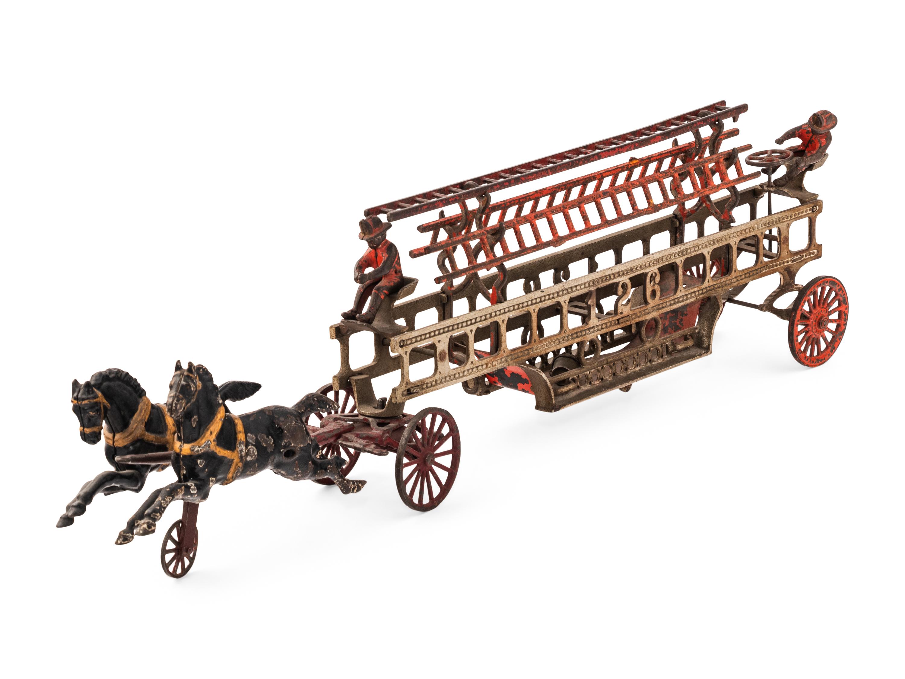 An Ideal Fire Ladder Wagon