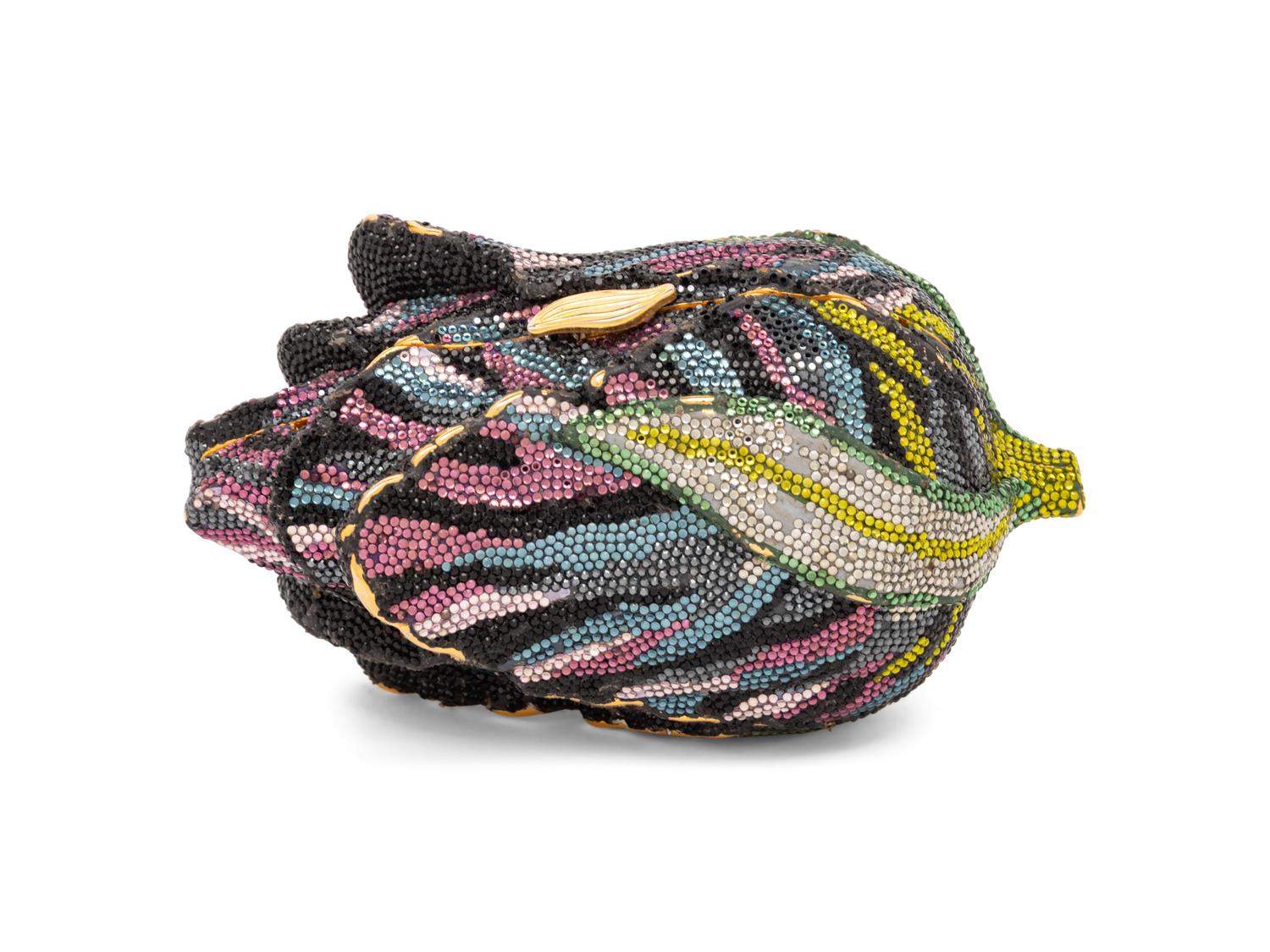 Judith Leiber, Purple Tulip Miniaudière