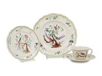 A French Painted Porcelain Dinner Service
