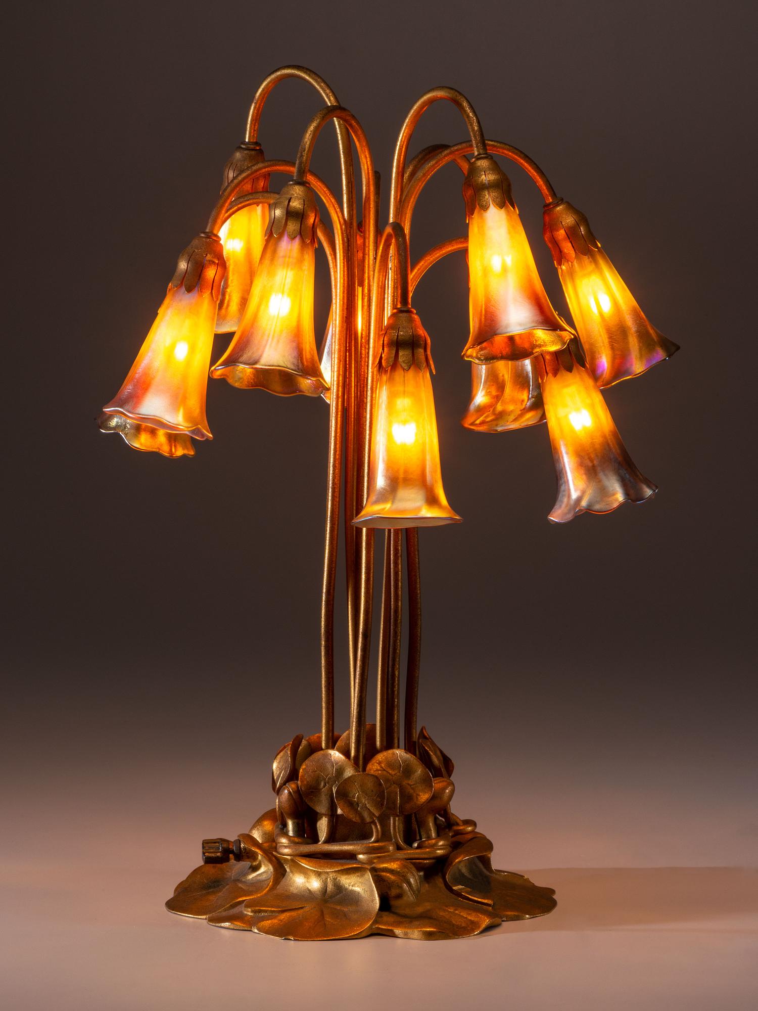 Ten-Light Lily Lamp