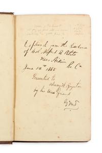 LONGFELLOW, Henry Wadsworth (1807-1882). The Song of Hiawatha. Boston: Ticknor and Fields, 1855.
