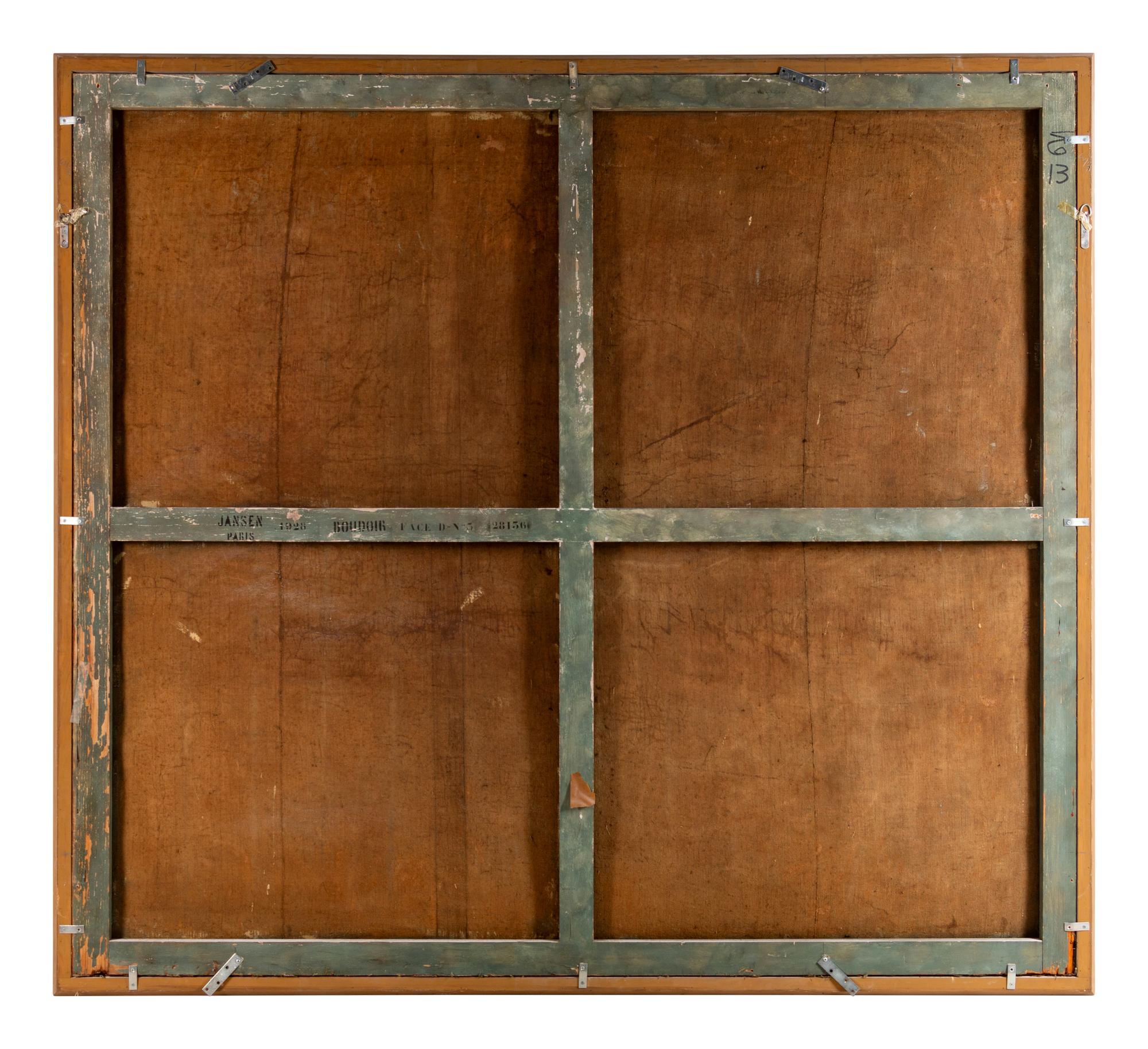 Ten French Painted Canvas Panels of Various Ports of France