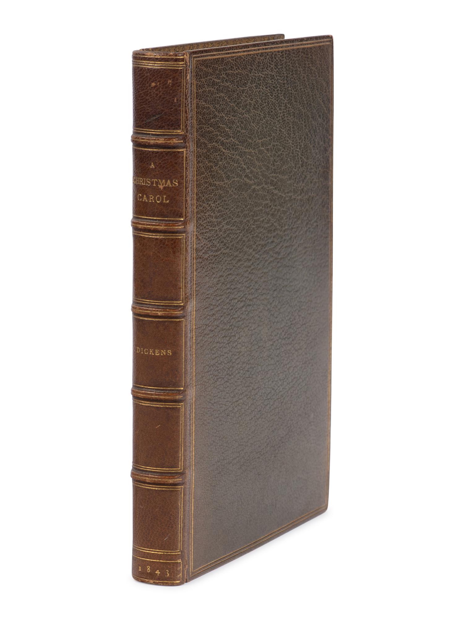 DICKENS, Charles (1812-1870). A Christmas Carol . In Prose. Being a Ghost Story of Christmas . London: [Bradbury and Evans for] Chapman & Hall, 1843.