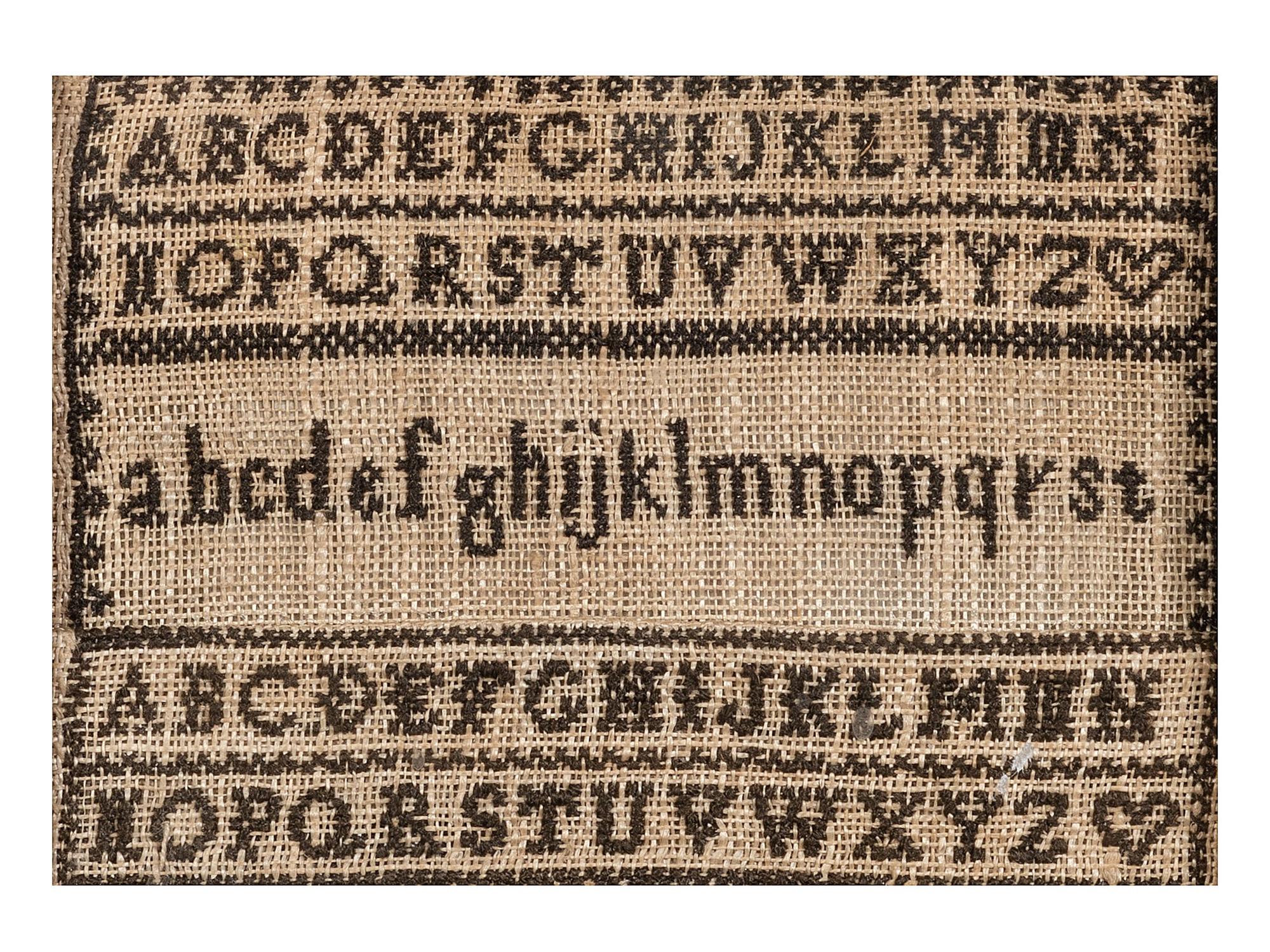 Six Needlework Embroidered Schoolgirl's Samplers