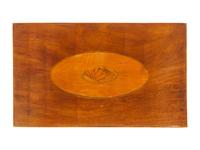A George III Mahogany, Satinwood and Marquetry Cellarette