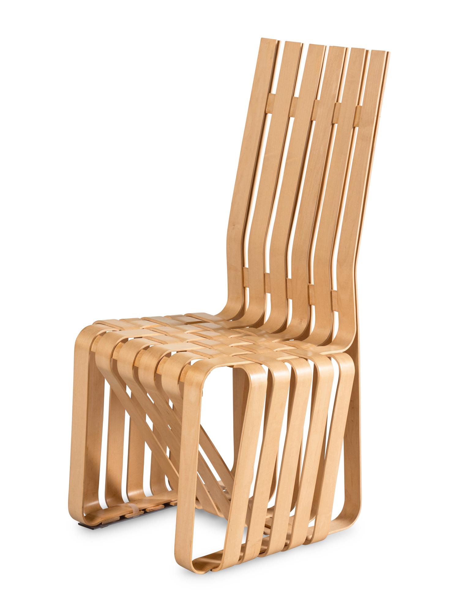 Pair of High Sticking Chairs c. 1992 Knoll, USA