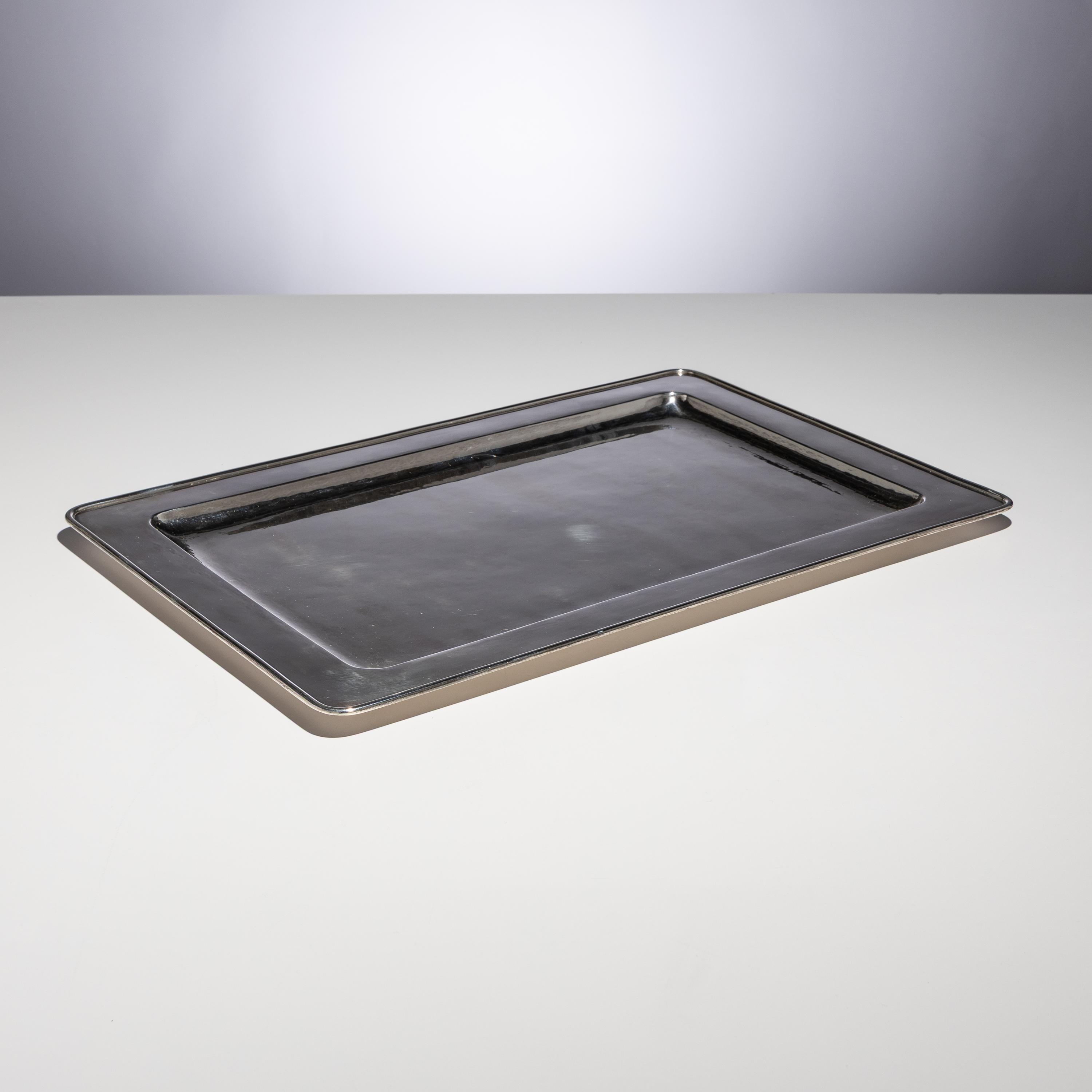Kalo Shop, Chicago (American, Founded 1880) — Rectangular Silver Tray