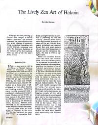 Hakuin Ekaku (1685-1769) 白隠慧鶴（ 1685-1769 ）