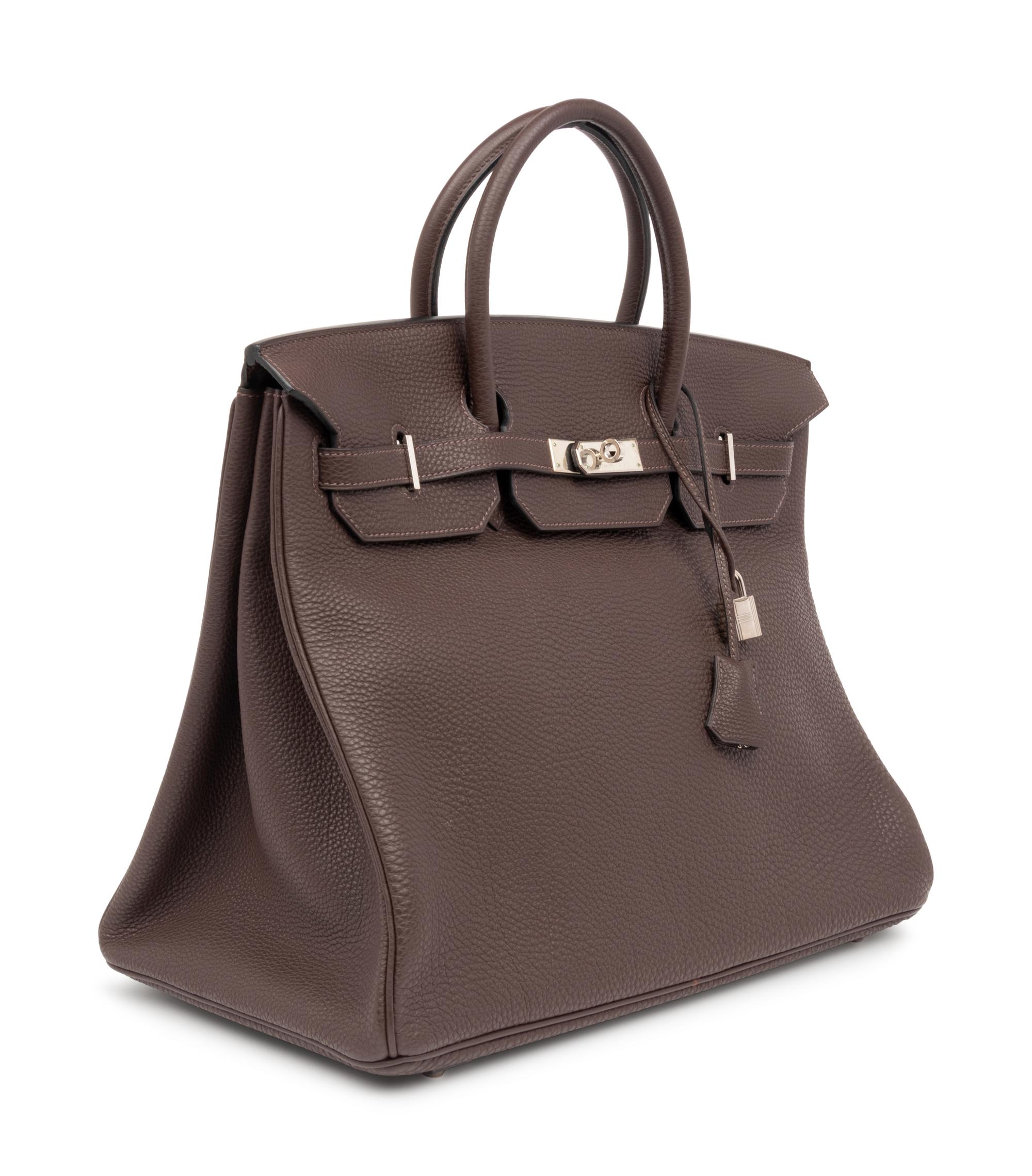 Hermès Chocolate Brown Togo Leather Birkin Bag 40cm, 2004