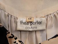 Thea Porter, Abstract Printed Silk Dress