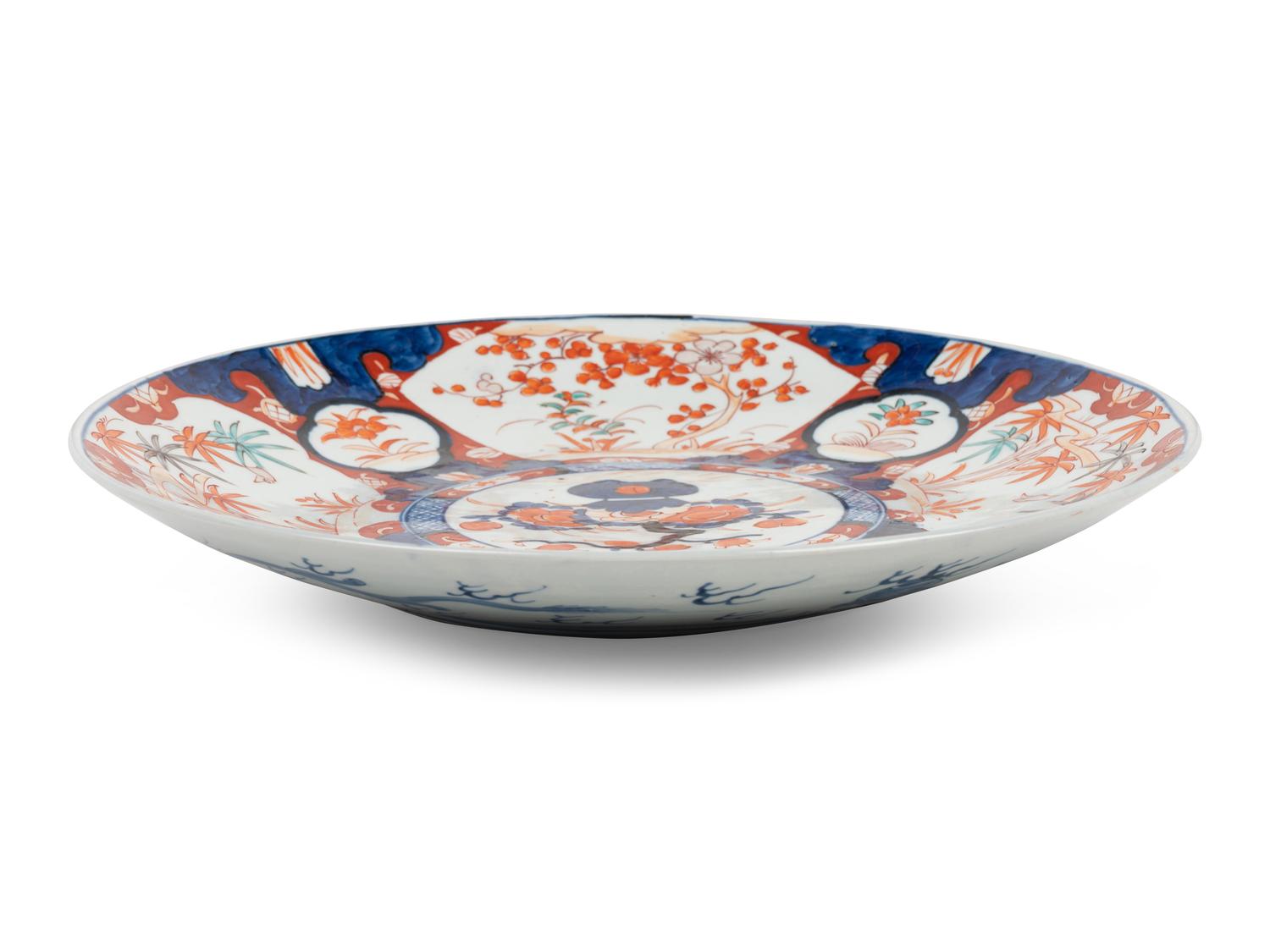An Imari Palette Porcelain Charger