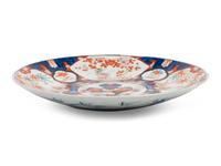 An Imari Palette Porcelain Charger
