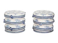 A Pair of Italian Ceramic Garden Seats