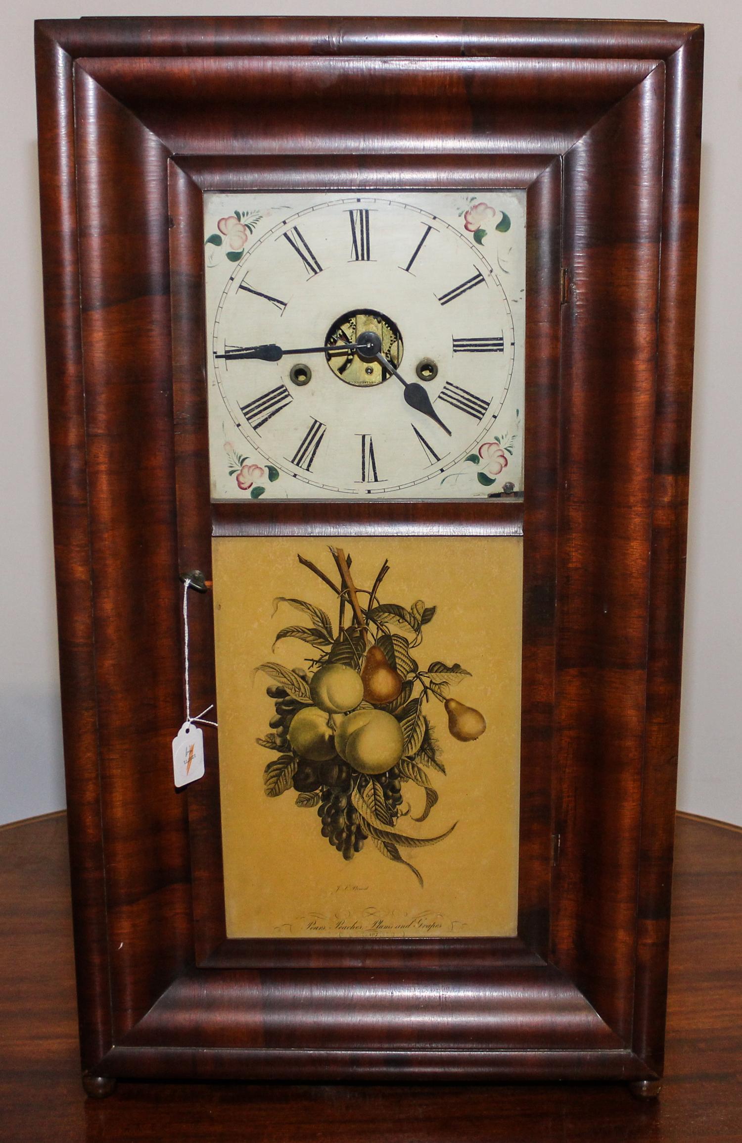 An American Shelf Clock Height 29 3/4 inches. — FORESTVILLE, CIRCA 1850