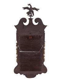 A George II Parcel Gilt Mahogany Mirror by Thomas Aldersey