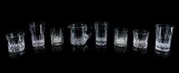 A Group of Thirty-Three English Cut Glass Drinking Articles — TUDOR, 20TH CENTURY