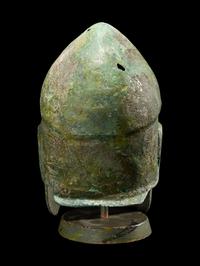 A Greek Bronze Chalcidian Helmet