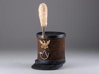 [MILITARIA]. Model 1832 U.S. Infantry Shako for enlisted soldier.