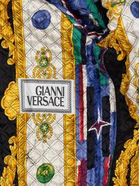 Gianni Versace Leather Coat, 1980-90s