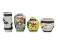 Four Chinese Porcelain Vases and Jars