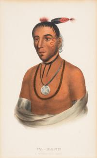 A Group of Five McKenney & Hall and George Catlin Prints