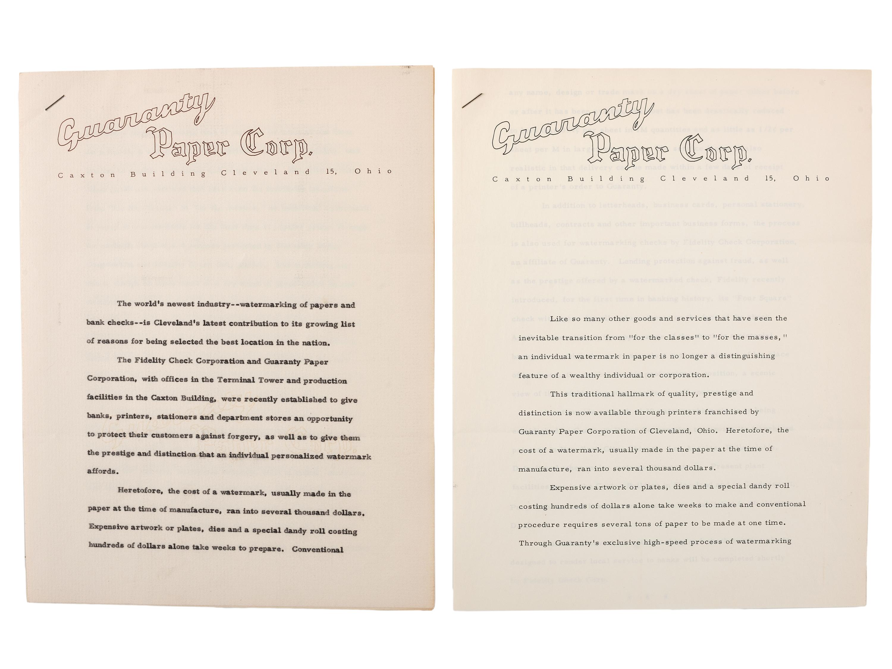 [CAPONE, Alphonse ("Al")] -- [NESS, Eliot (1903-1957)]. Partial draft typescript detailing Eliot Ness's recollections of his time with "The Untouchables" as dictated to his secretary Miss Janet E. Boyd (1935-), [1956].