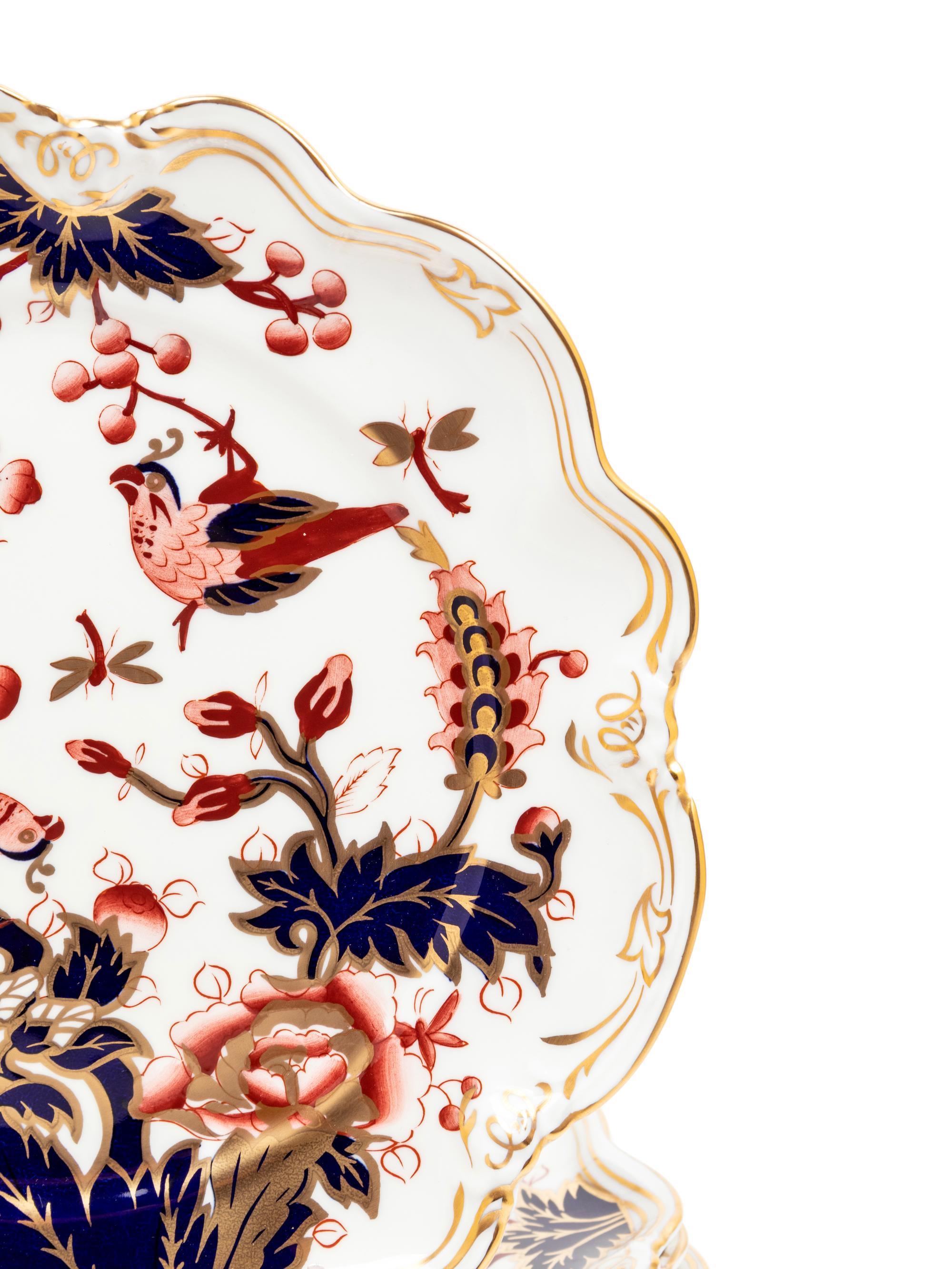 A Coalport Hong Kong Porcelain Dessert Service