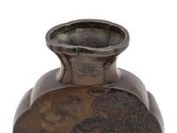 Two Japanese Bronze Vases