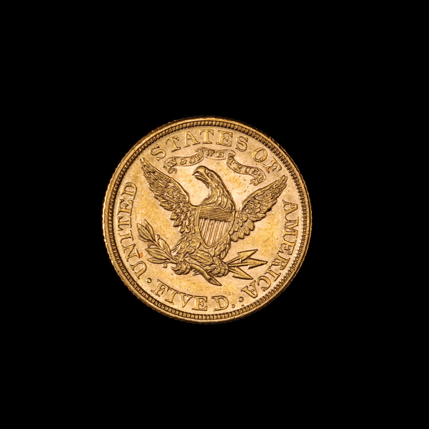 A United States 1905 Liberty Head $5 Gold Coin