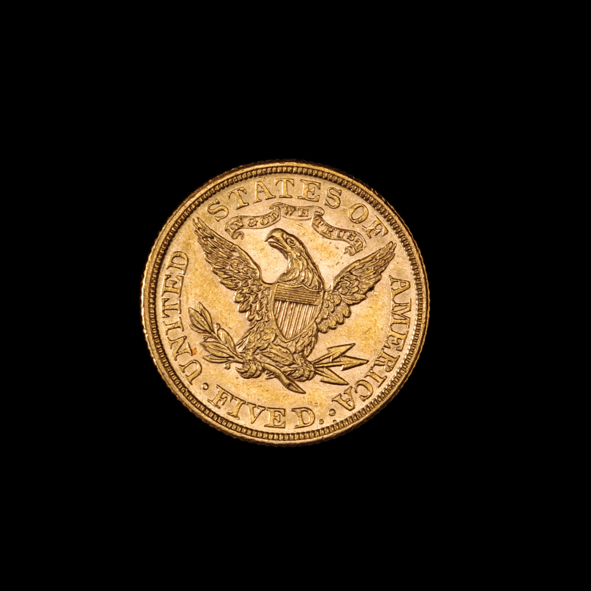 A United States 1905 Liberty Head $5 Gold Coin