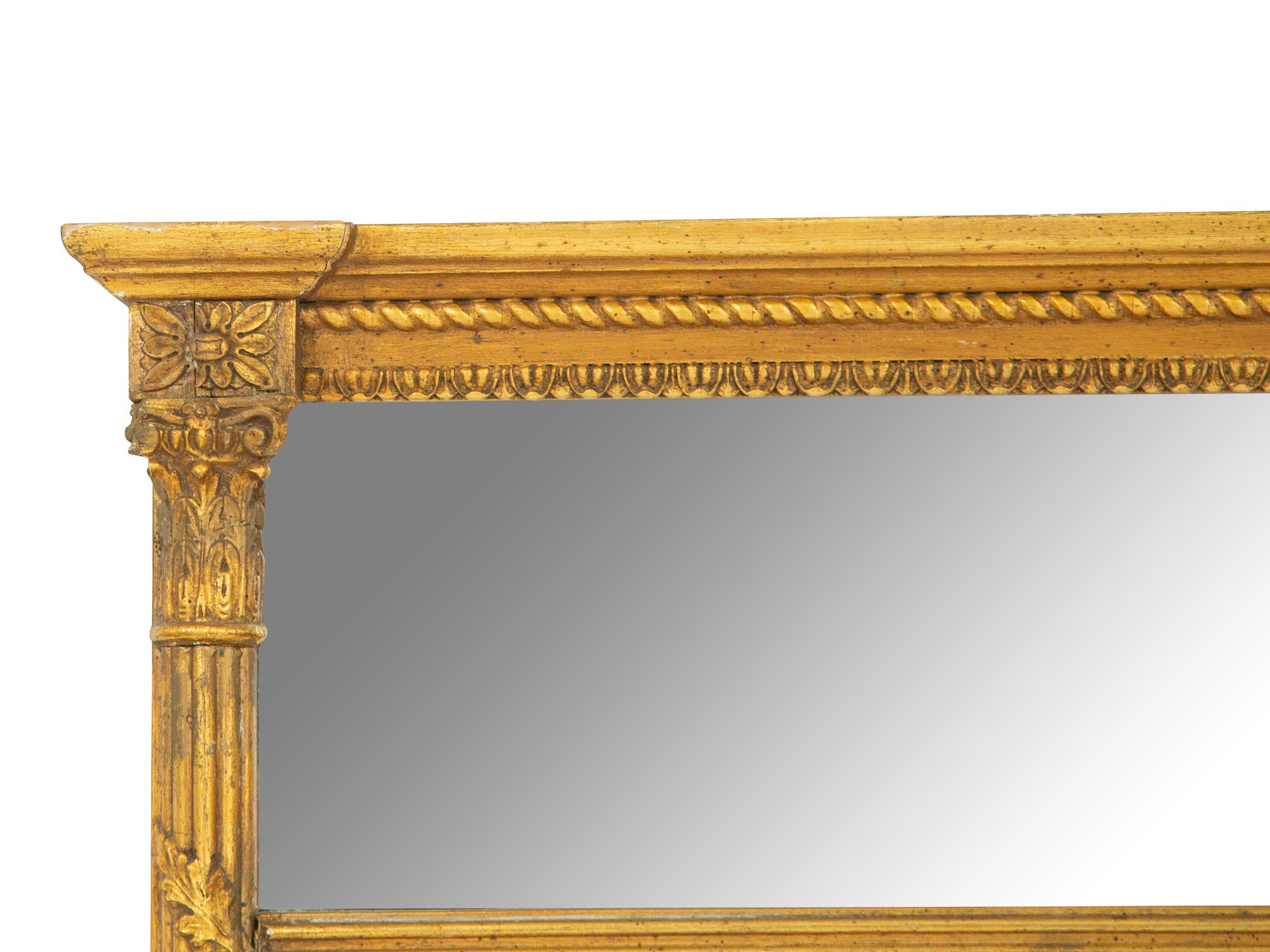 A George III Style Giltwood Pier Mirror