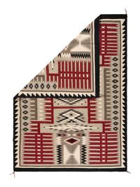 Navajo Storm Pattern Weaving / Rug