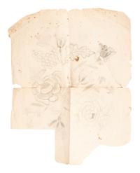 A Yellow Decoupage and Painted Schoolgirl's Box